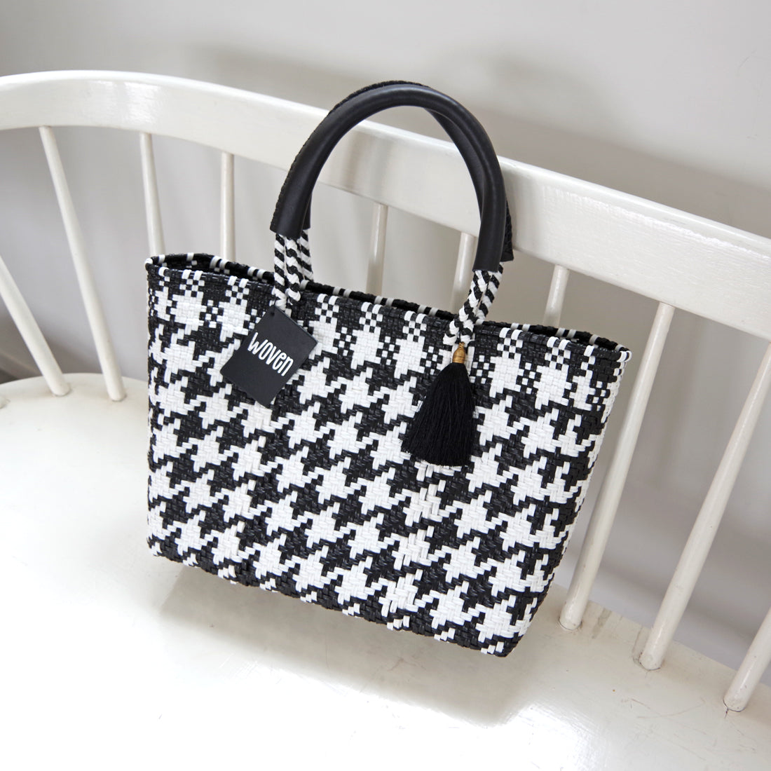 WOVEN ウーヴン Small Tote スモールトート メルカドバッグ マルシェバッグ 旅行 レジャー 夏コーデ デイリー使い