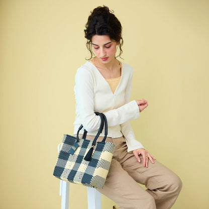 WOVEN ウーヴン Small Tote スモールトート メルカドバッグ マルシェバッグ 旅行 レジャー 夏コーデ デイリー使い
