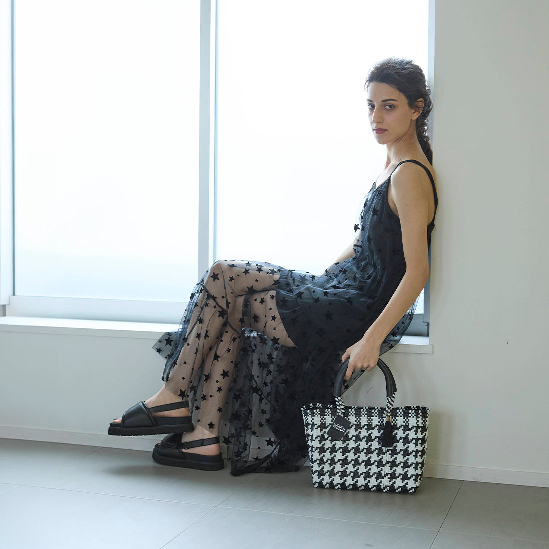 WOVEN ウーヴン Small Tote スモールトート メルカドバッグ マルシェバッグ 旅行 レジャー 夏コーデ デイリー使い