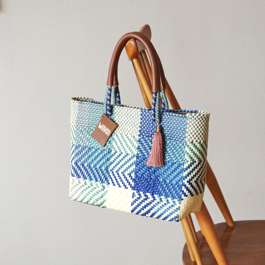 WOVEN ウーヴン Small Tote スモールトート メルカドバッグ マルシェバッグ 旅行 レジャー 夏コーデ デイリー使い