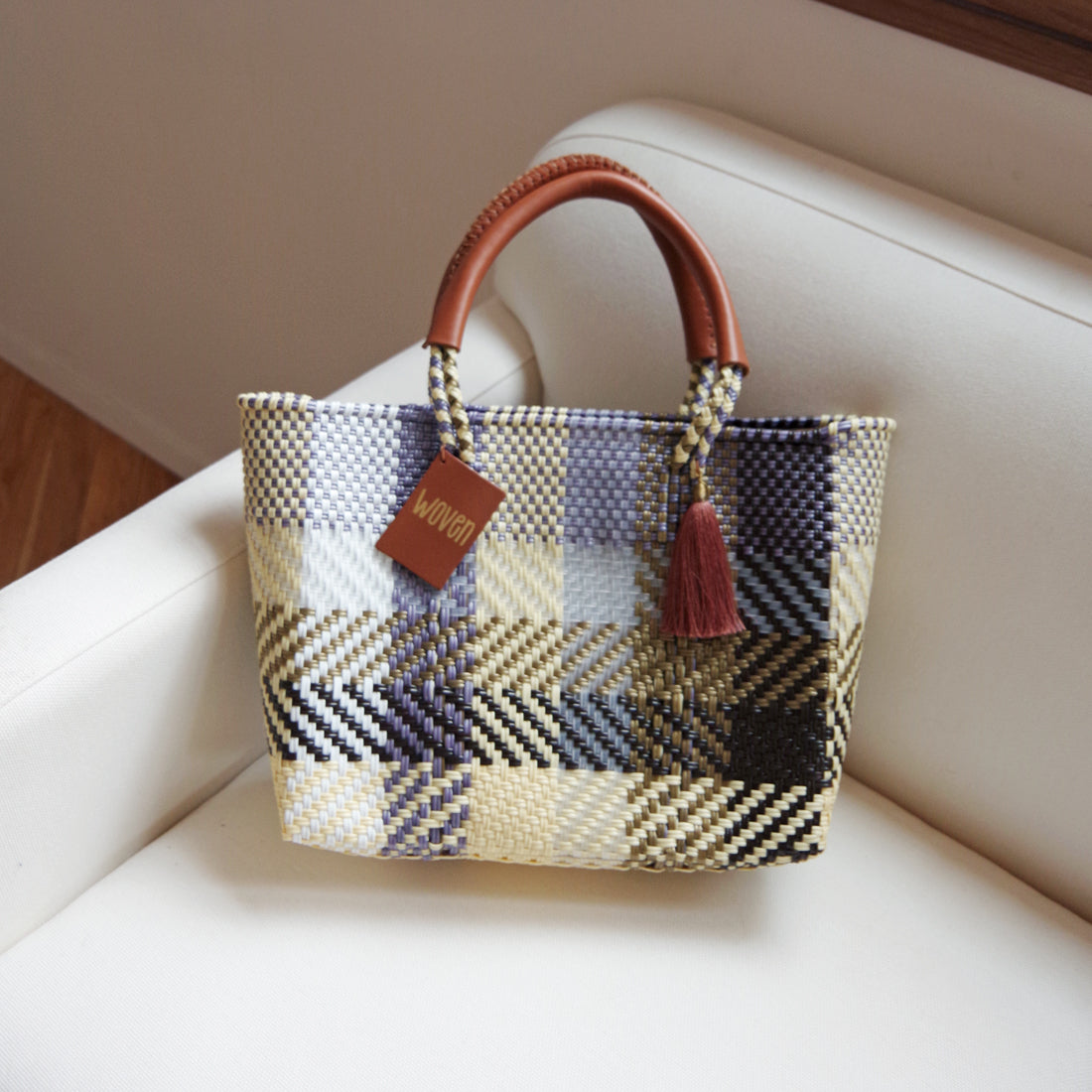 WOVEN ウーヴン Small Tote スモールトート メルカドバッグ マルシェバッグ 旅行 レジャー 夏コーデ デイリー使い
