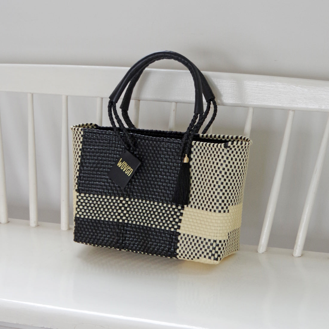 WOVEN ウーヴン Small Tote スモールトート メルカドバッグ マルシェバッグ 旅行 レジャー 夏コーデ デイリー使い