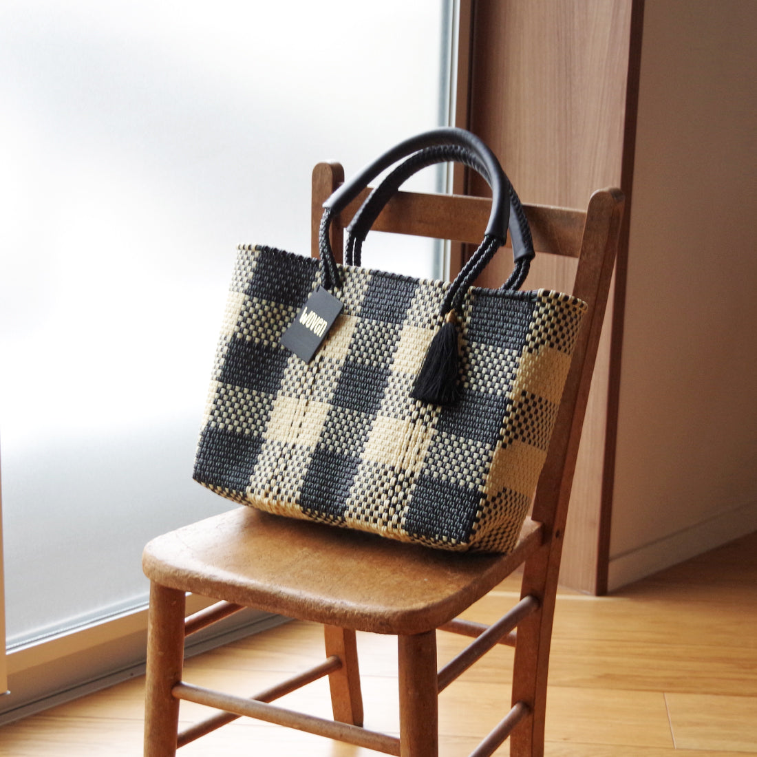WOVEN ウーヴン Small Tote スモールトート メルカドバッグ マルシェバッグ 旅行 レジャー 夏コーデ デイリー使い