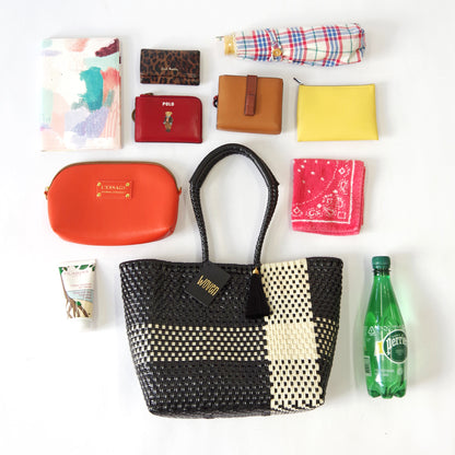 WOVEN ウーヴン Everyday Tote エブリデイトート メルカドバッグ 旅行 レジャー 夏コーデ デイリー使い 軽量 裏地付き