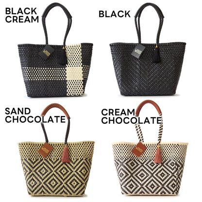 WOVEN ウーヴン Everyday Tote エブリデイトート メルカドバッグ 旅行 レジャー 夏コーデ デイリー使い 軽量 裏地付き