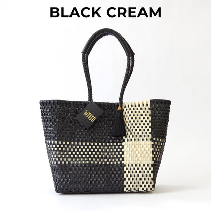WOVEN ウーヴン Everyday Tote エブリデイトート メルカドバッグ 旅行 レジャー 夏コーデ デイリー使い 軽量 裏地付き