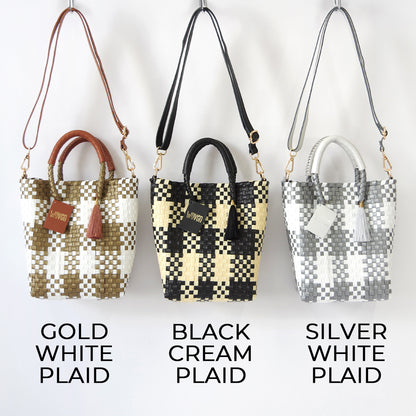 【WOVEN ウーヴン】Mini Shoulder Tote ミニショルダートート メルカドバッグ 旅行 レジャー 夏コーデ デイリー使い 軽量 裏地付き ミニバッグ 肩掛け 斜め掛け