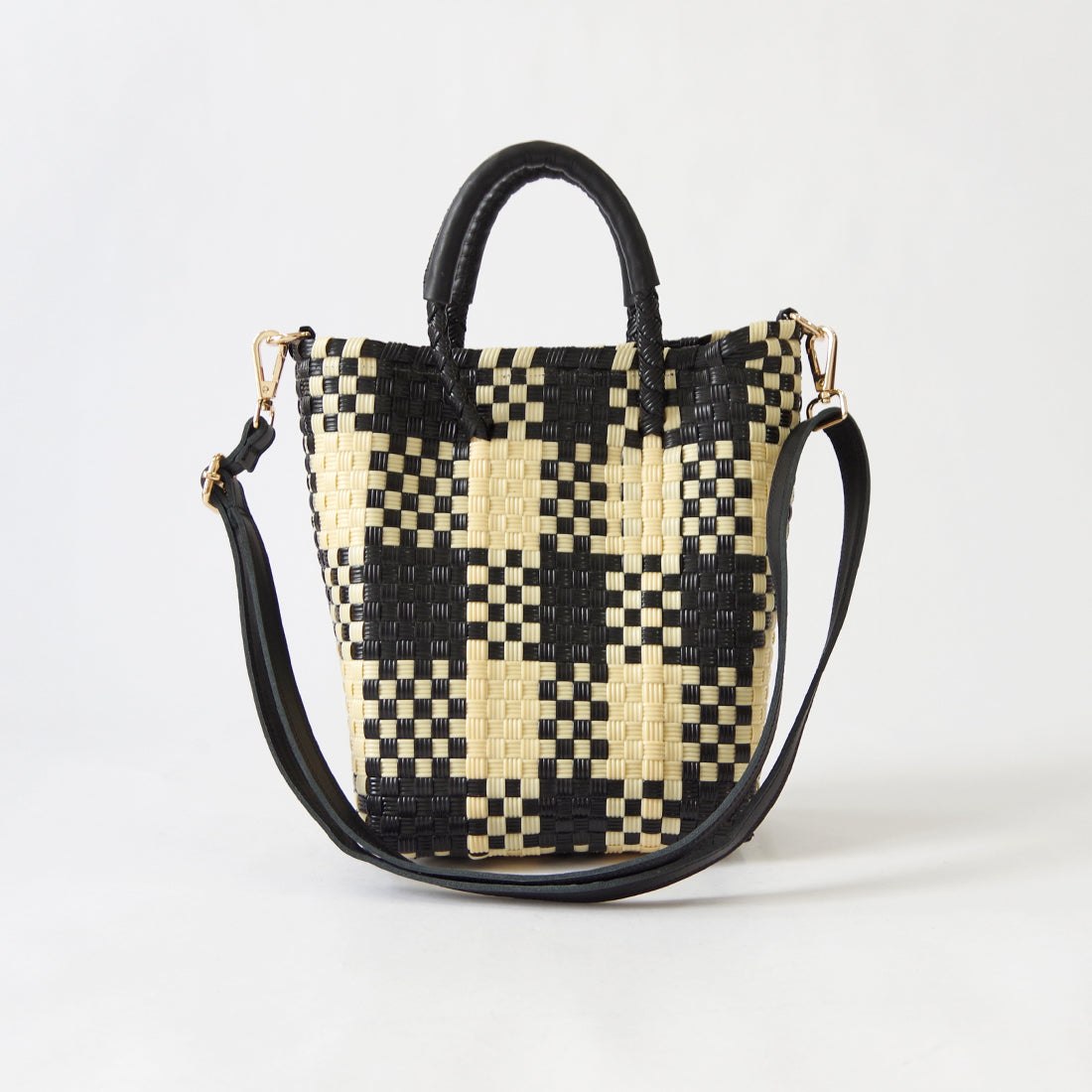 【WOVEN ウーヴン】Mini Shoulder Tote ミニショルダートート メルカドバッグ 旅行 レジャー 夏コーデ デイリー使い 軽量 裏地付き ミニバッグ 肩掛け 斜め掛け