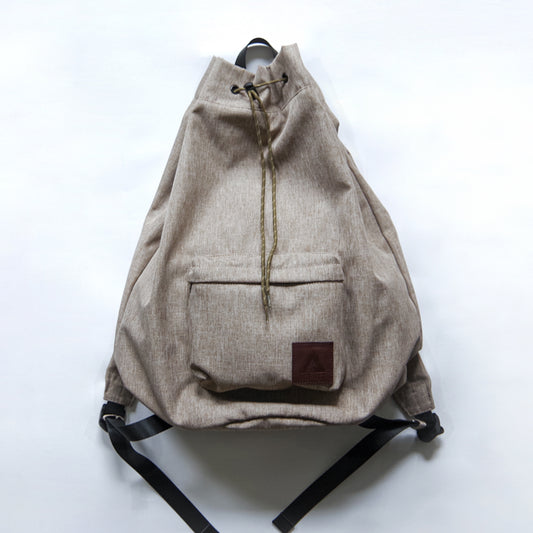 【ASFVLT アスファルト】DRAWSTRING BACKPACK BEIGE