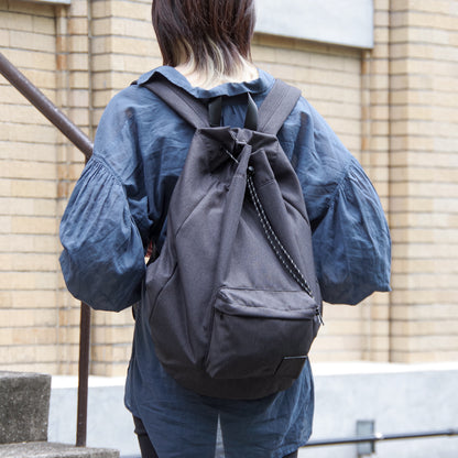 【ASFVLT アスファルト】DRAWSTRING BACKPACK CHARCOAL