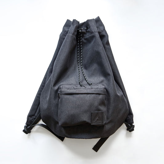 【ASFVLT アスファルト】DRAWSTRING BACKPACK BLACK