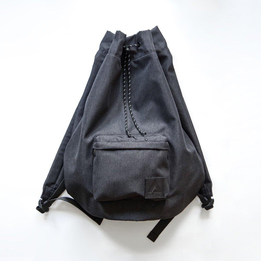 【ASFVLT アスファルト】DRAWSTRING BACKPACK BEIGE