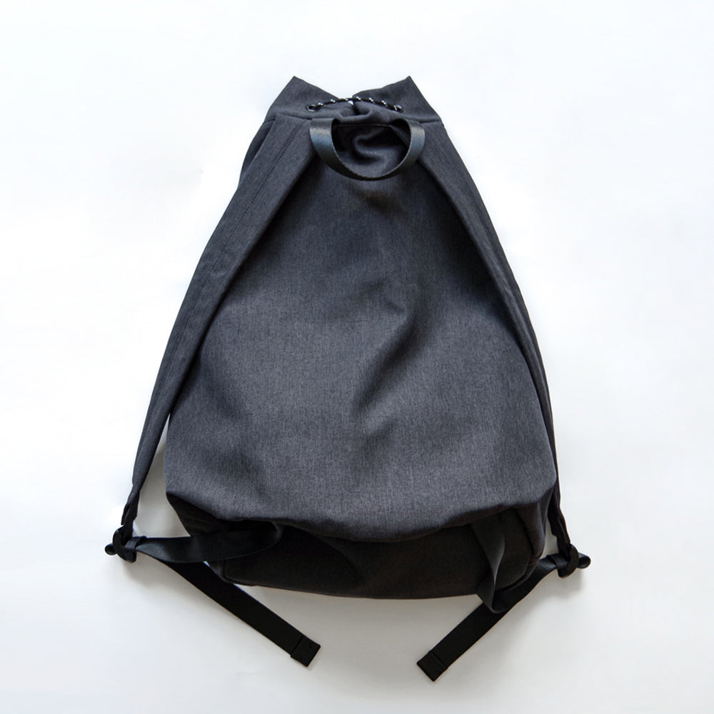 【ASFVLT アスファルト】DRAWSTRING BACKPACK BLACK