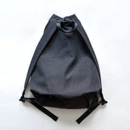 【ASFVLT アスファルト】DRAWSTRING BACKPACK CHARCOAL