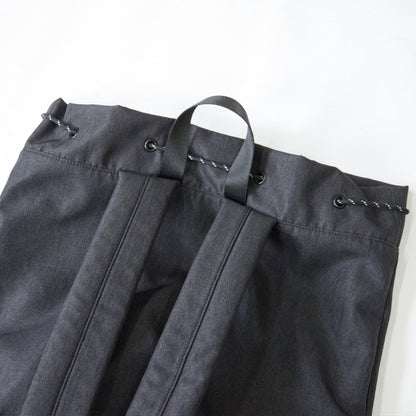 【ASFVLT アスファルト】DRAWSTRING BACKPACK CHARCOAL