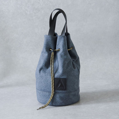 【ASFVLT アスファルト】DRAWSTRING SHOULDER BAG CHARCOAL