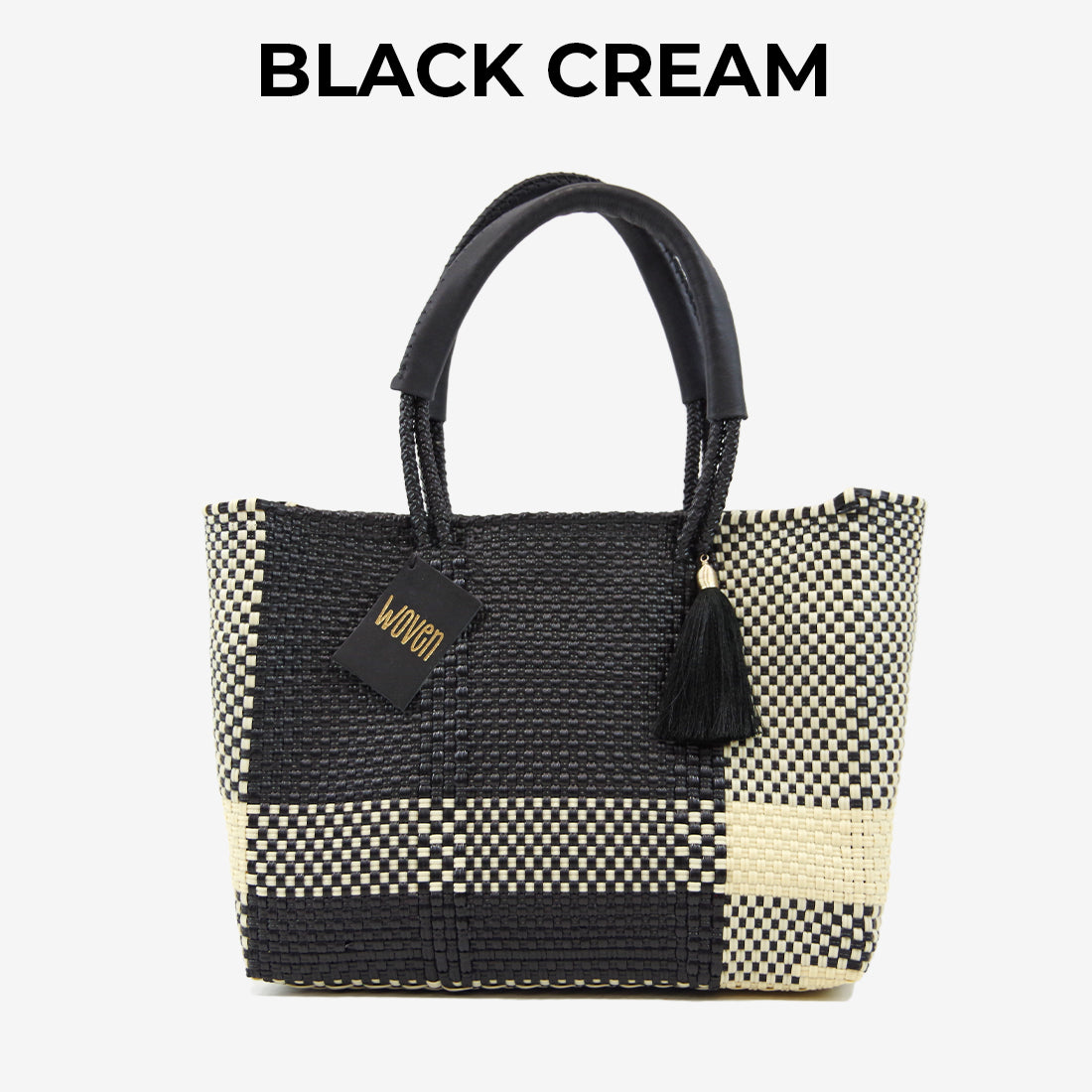 WOVEN ウーヴン Small Tote スモールトート メルカドバッグ マルシェバッグ 旅行 レジャー 夏コーデ デイリー使い