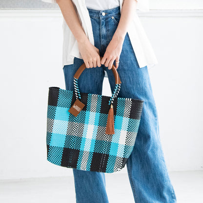 【WOVEN ウーヴン】Middle Tote ミドルトート メキシコ製 バスケットバッグ メルカドバッグ