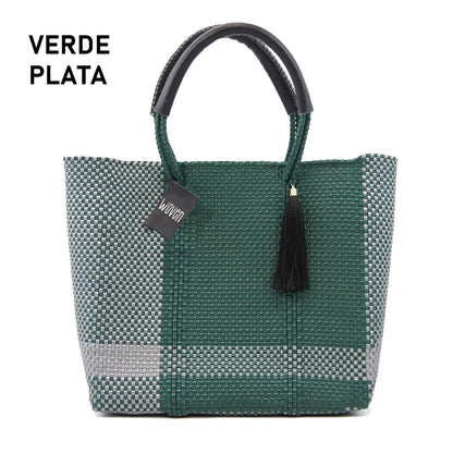【WOVEN ウーヴン】Middle Tote ミドルトート メキシコ製 バスケットバッグ メルカドバッグ
