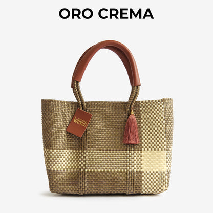 WOVEN ウーヴン Small Tote スモールトート メルカドバッグ マルシェバッグ 旅行 レジャー 夏コーデ デイリー使い
