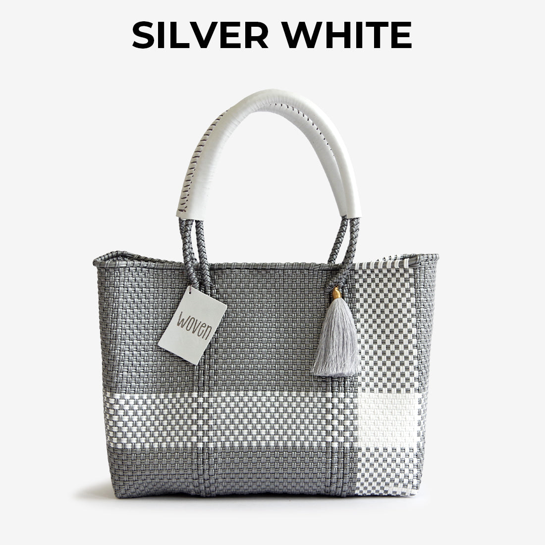 WOVEN ウーヴン Small Tote スモールトート メルカドバッグ マルシェバッグ 旅行 レジャー 夏コーデ デイリー使い