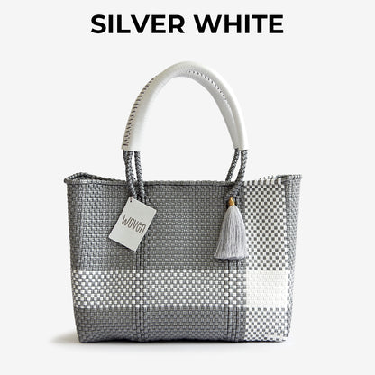 WOVEN ウーヴン Small Tote スモールトート メルカドバッグ マルシェバッグ 旅行 レジャー 夏コーデ デイリー使い