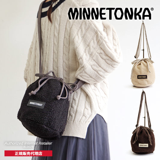 【MINNETONKA ミネトンカ】正規販売代理店 正規品 【PURSE BOA BAG】 巾着バッグ