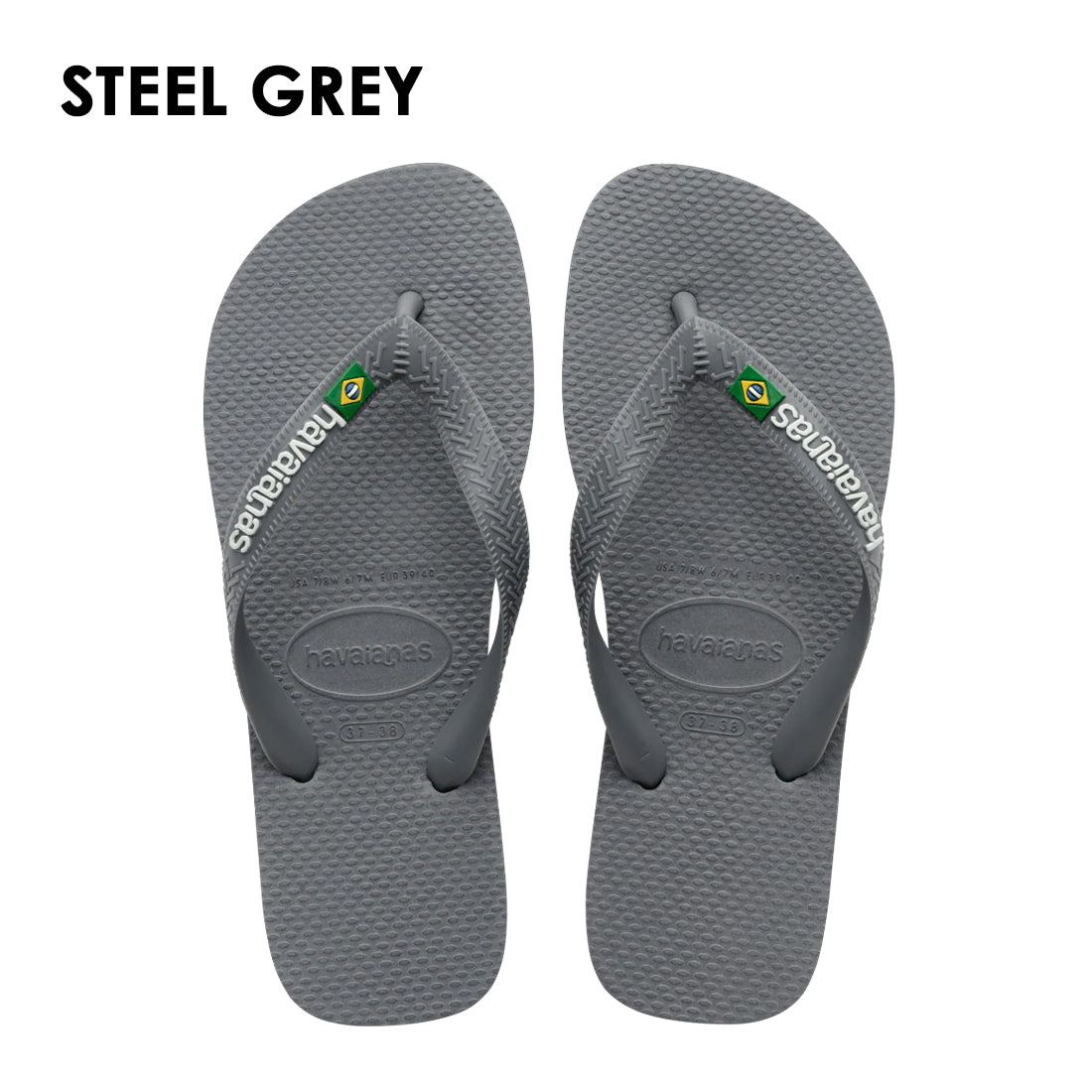 havaianas (ハワイアナス) 【日本正規代理店商品】Brasil Logo ブラジルロゴ サンダル 正規品 ラバービーチサンダル