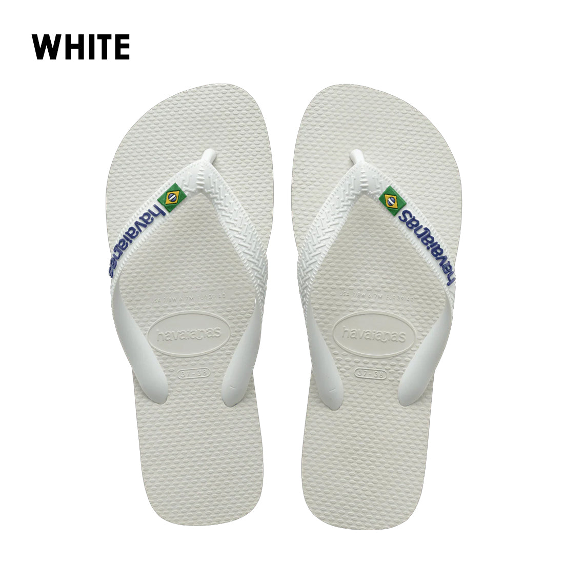 havaianas (ハワイアナス) 【日本正規代理店商品】Brasil Logo ブラジルロゴ サンダル 正規品 ラバービーチサンダル