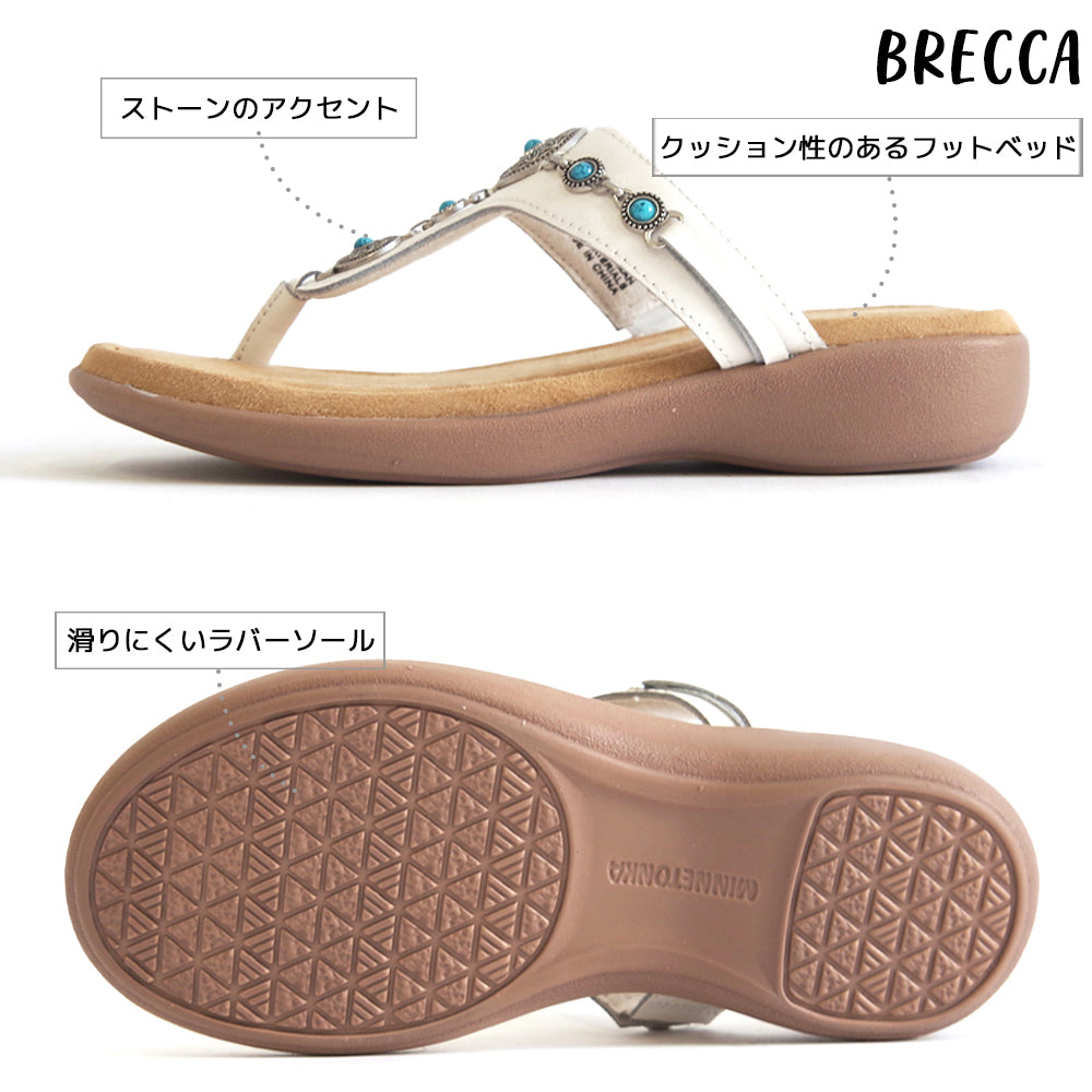 【特典付き】【MINNETONKA ミネトンカ】 BRECCA ブレッカ【510041 510100 510473】トングサンダル ビジューサンダル ビーチサンダル