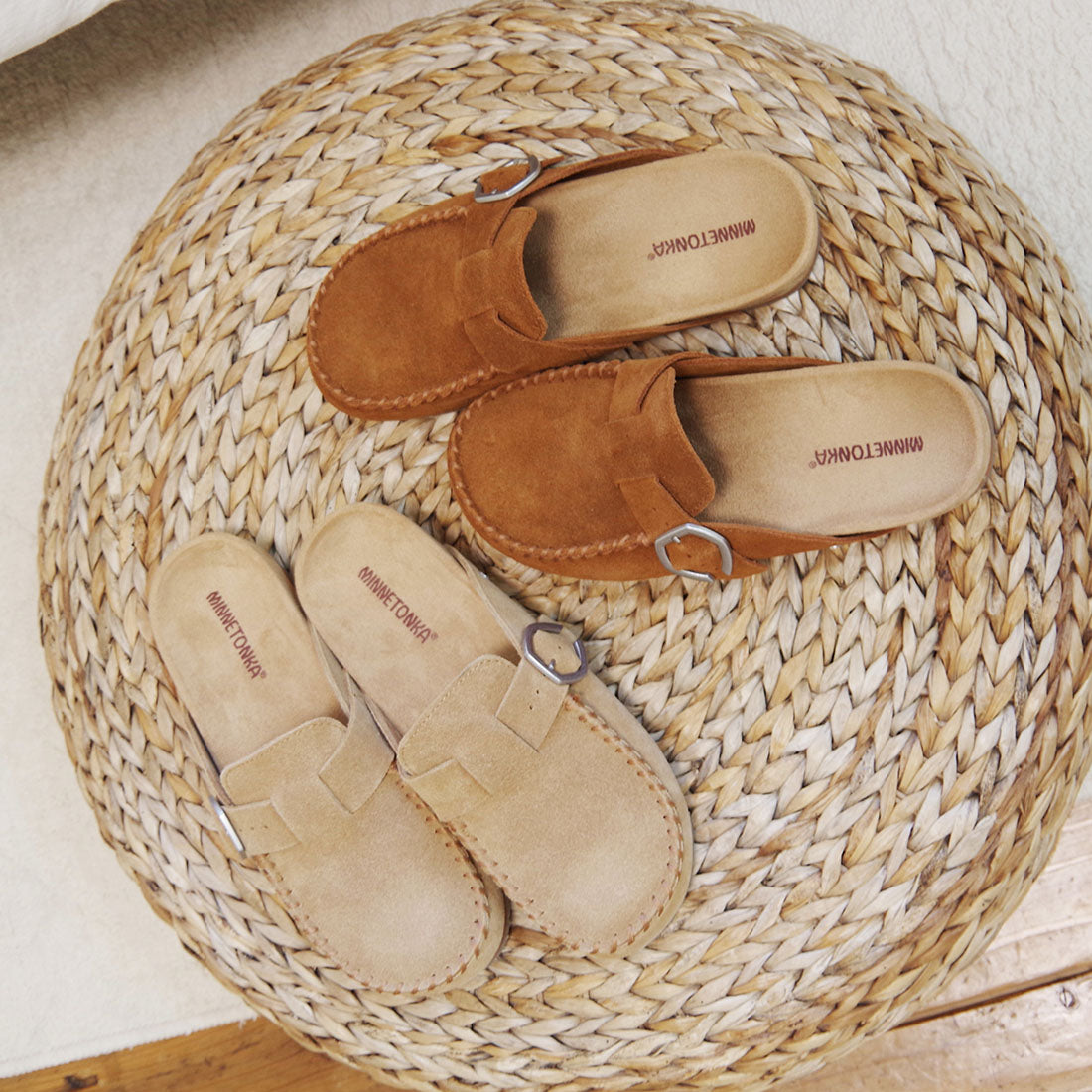 【MINNETONKA ミネトンカ】正規販売代理店 正規品 【BUCKLE CLOG】バックルクロッグ