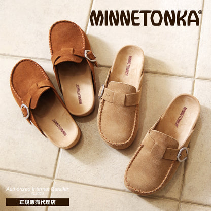 【MINNETONKA ミネトンカ】正規販売代理店 正規品 【BUCKLE CLOG】バックルクロッグ