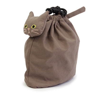 【売上の一部を寄付｜保護犬猫支援】【WOVEN ウーヴン】キャンバスネコ2wayバッグ【CANVAS NEKO 2WAY BAG】