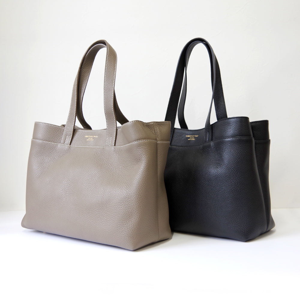 CHRISTIAN VILLA クリスチャン ヴィラ 【MILENA SHOPPING BAG 4972 PLLE MARTELLATA】 トートバッグ 通勤バッグ B5