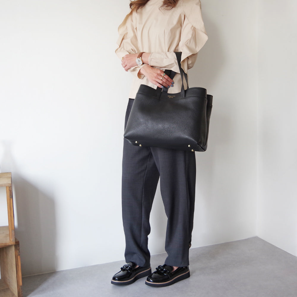 CHRISTIAN VILLA クリスチャン ヴィラ 【MILENA SHOPPING BAG 4972 PLLE MARTELLATA】 トートバッグ 通勤バッグ B5