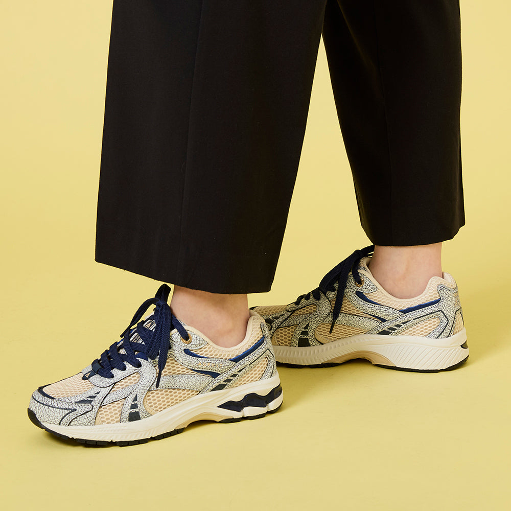 【ASFVLT アスファルト】【CITY RUN】WHITE NAVY CRAKED【CR015】