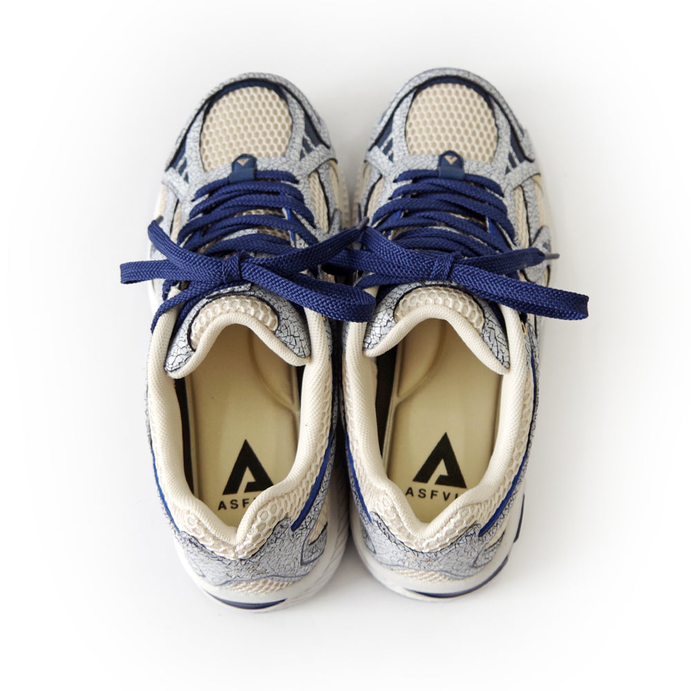 【ASFVLT アスファルト】【CITY RUN】WHITE NAVY CRAKED【CR015】