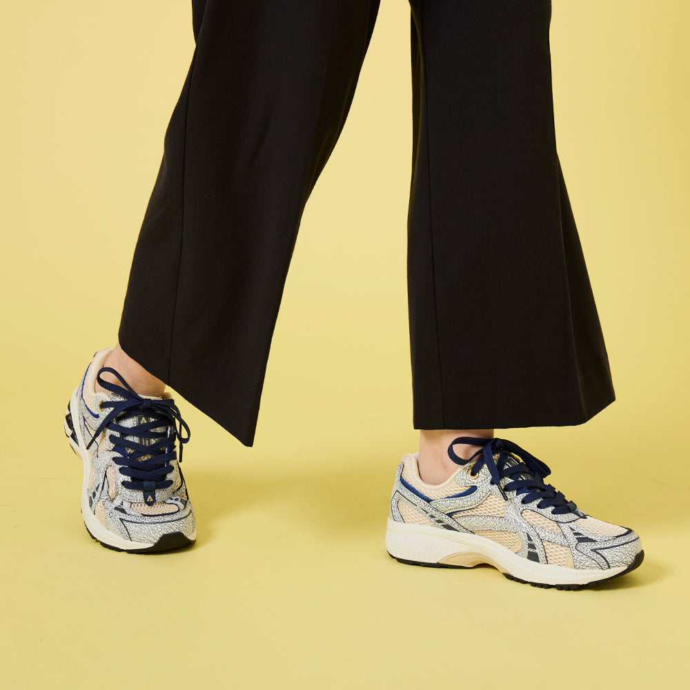 【ASFVLT アスファルト】【CITY RUN】WHITE NAVY CRAKED【CR015】