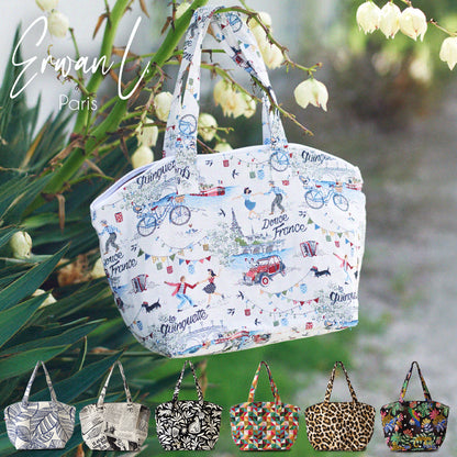 【Erwan L アルワンエル】フランス製 【Shell zip tote 25002】トートバッグ