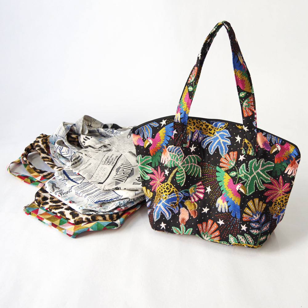 【Erwan L アルワンエル】フランス製 【Shell zip tote 25002】トートバッグ