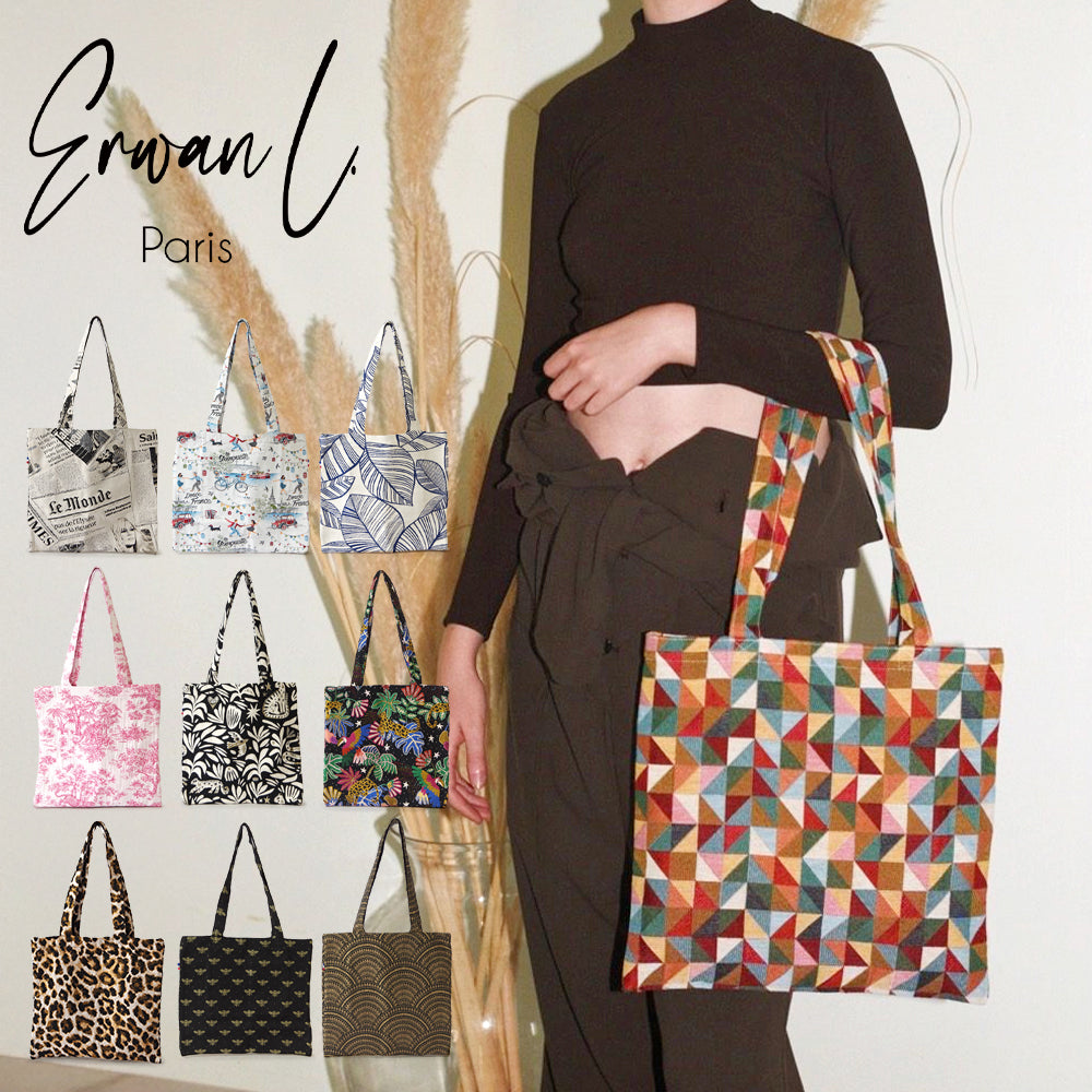 【Erwan L アルワンエル】フランス製 【Book tote 25004】 トートバッグ