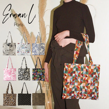 【Erwan L アルワンエル】フランス製 【Book tote 25004】 トートバッグ