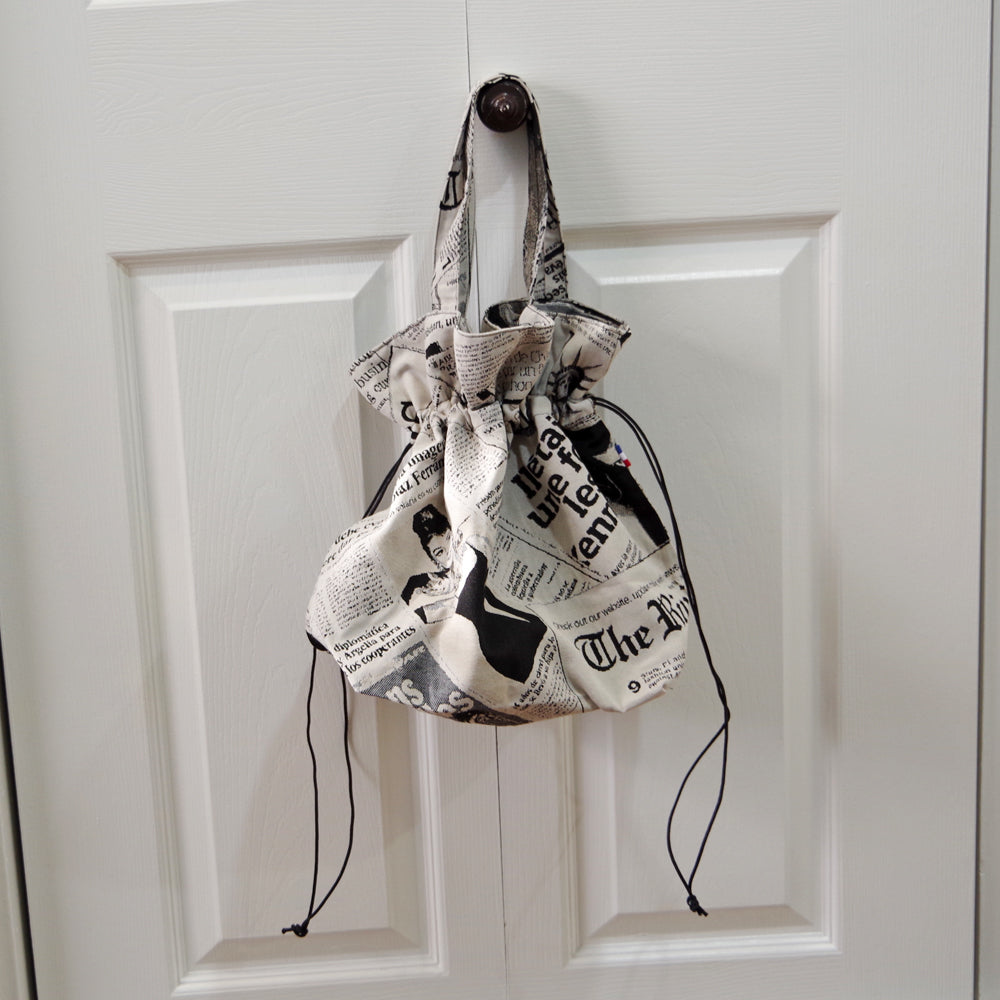 【Erwan L アルワンエル】 フランス製 【Drawstring tote 25007】トートバッグ