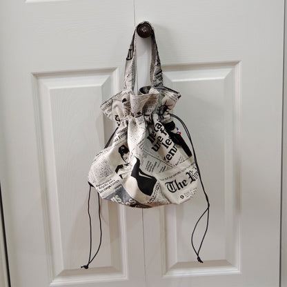 【Erwan L アルワンエル】 フランス製 【Drawstring tote 25007】トートバッグ