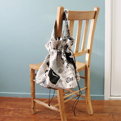 【Erwan L アルワンエル】 フランス製 【Drawstring tote 25007】トートバッグ