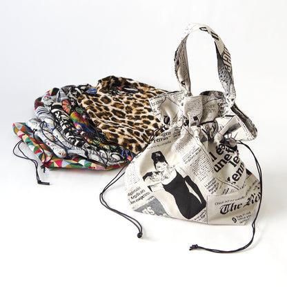 【Erwan L アルワンエル】 フランス製 【Drawstring tote 25007】トートバッグ