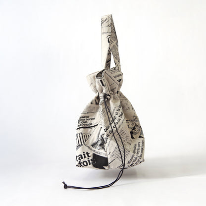 【Erwan L アルワンエル】 フランス製 【Drawstring tote 25007】トートバッグ