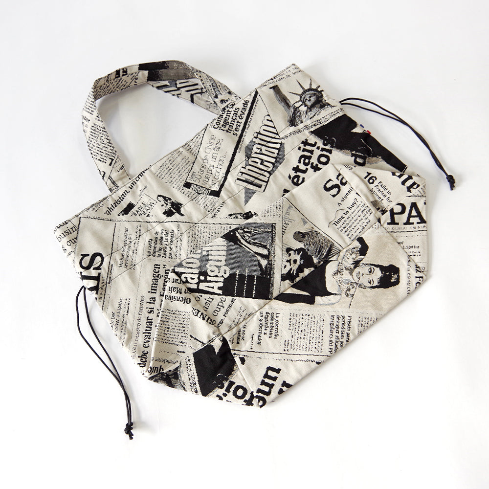 【Erwan L アルワンエル】 フランス製 【Drawstring tote 25007】トートバッグ