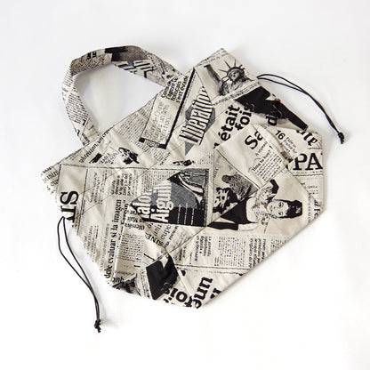 【Erwan L アルワンエル】 フランス製 【Drawstring tote 25007】トートバッグ
