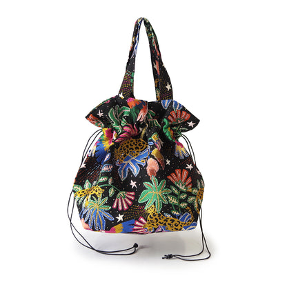 【Erwan L アルワンエル】 フランス製 【Drawstring tote 25007】トートバッグ